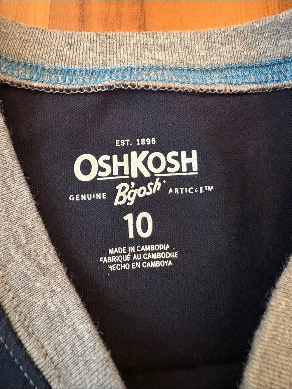 OshKosh B’Gosh Flippy Sequin Baseball Long Sleeve Tee